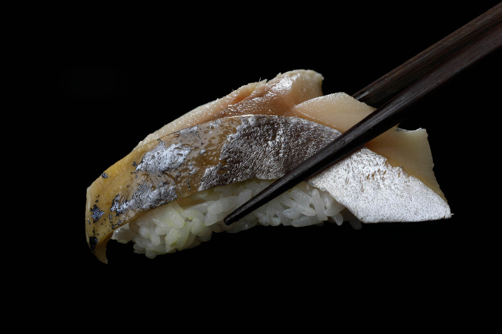 Mackerel nigiri (copy) at Kuni's